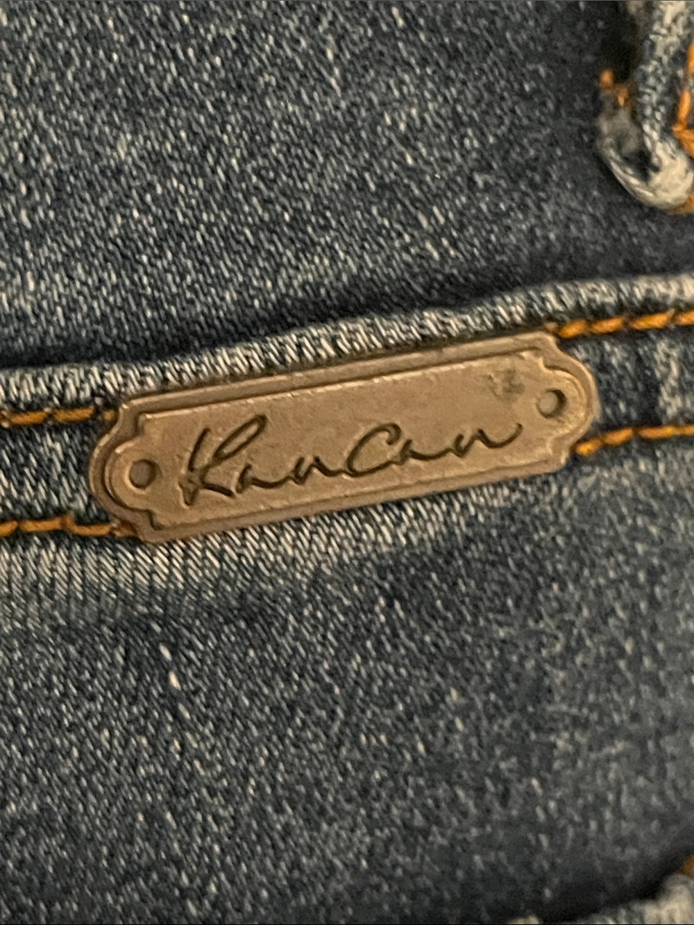 Like New! KanCan Light Blue Skinny Jeans with Pearl Studs - Picture 5 of 9